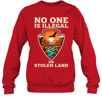 NO ONE IS ILLEGAL ON STOLEN LAND