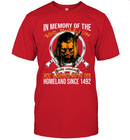IN MEMORY OF THE HOMELAND SINCE 1492