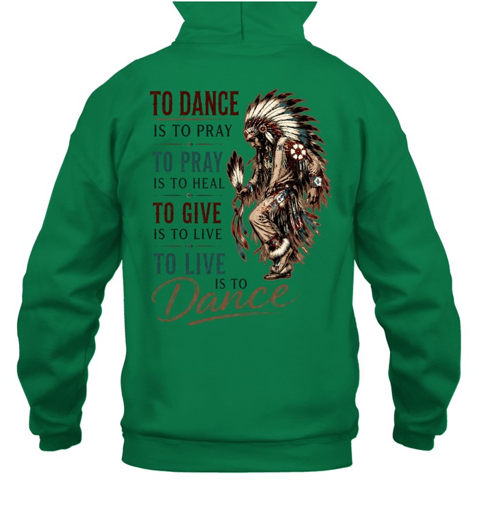 TO DANCE IS TO PRAY. TO PRAY IS TO HEAL. TO GIVE IS TO LIVE. TO LIVE IS TO Dance.