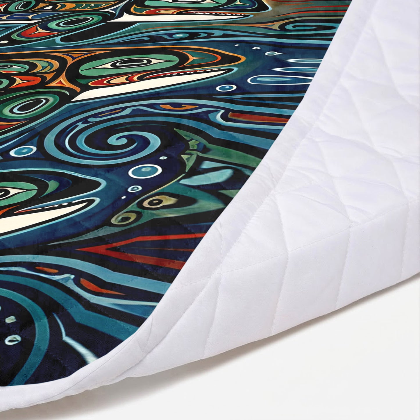Moonlit Orca Journey Personalized Premium Blanket