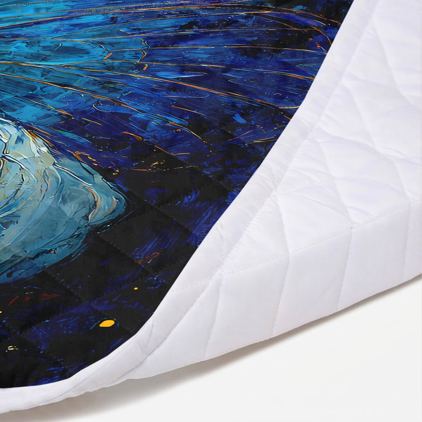 Azure Butterfly Woman Personalized Premium Blanket
