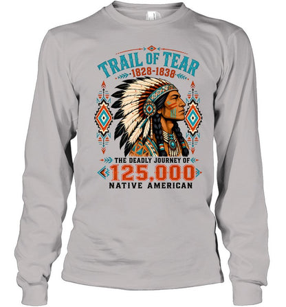 TRAIL OF TEAR 1828-1838. THE DEADLY JOURNEY OF  125.000 NATIVE AMERICAN