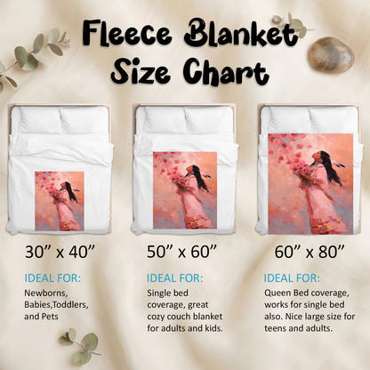 Rose Woman Elegance Personalized Premium Blanket