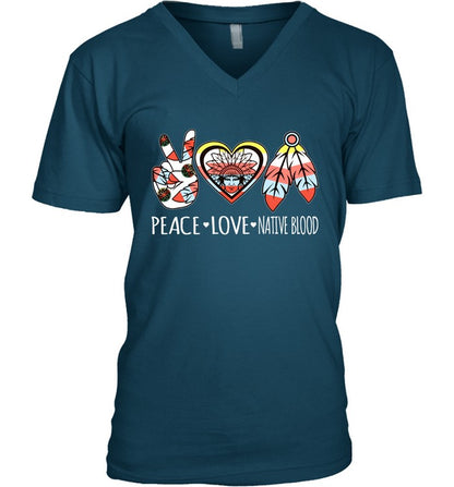 PEACE - LOVE - NATIVE BLOOD