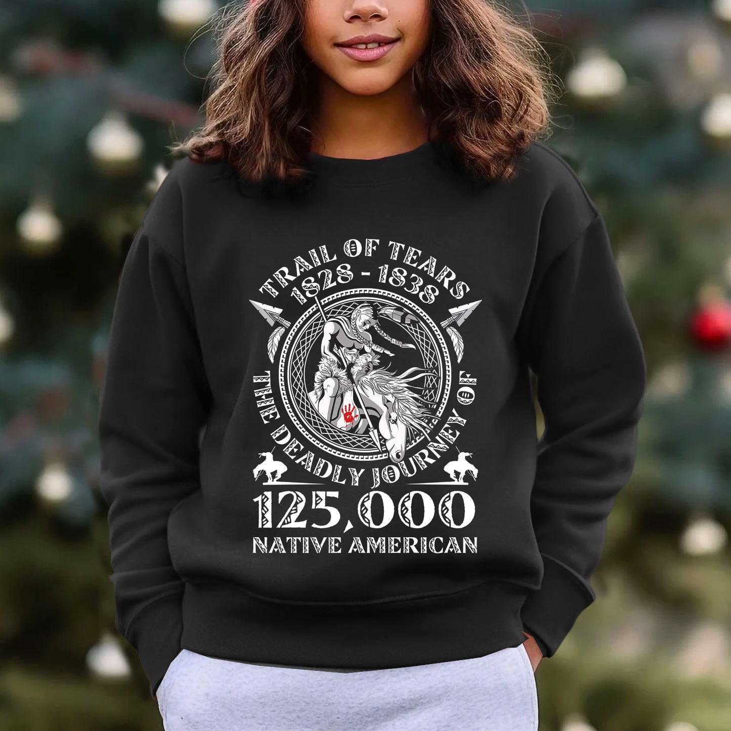Trail Of Tears The Deadly Journey 125000 Native American T-Shirt