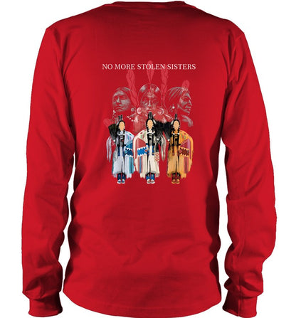 I WEAR RED FOR MY SISTERS - NO MORE STOLEN SISTERS - TWO SIDES