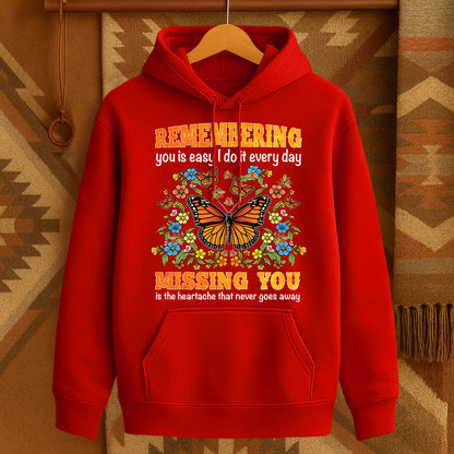 REMEMBERING you is easy I do it every day MISSING YOU is the heartache that never goes away