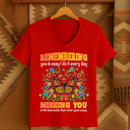 REMEMBERING you is easy I do it every day MISSING YOU is the heartache that never goes away