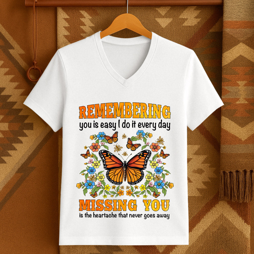 REMEMBERING you is easy I do it every day MISSING YOU is the heartache that never goes away