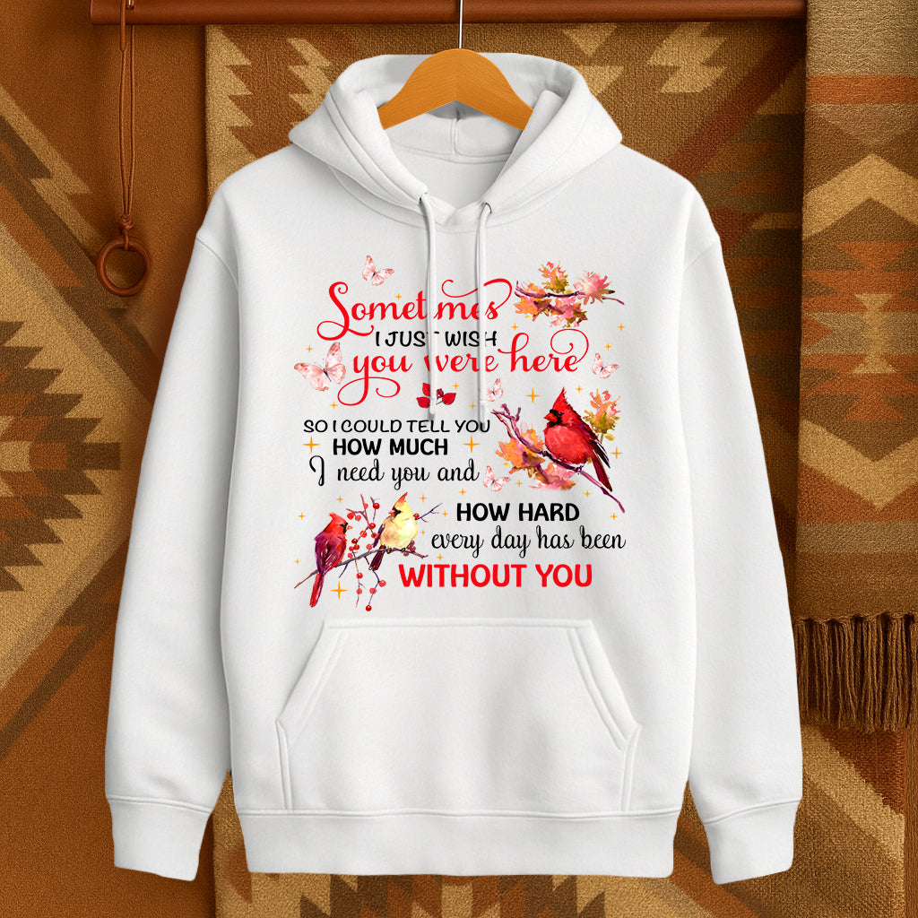 Sometimes I JUST WISH you were here. SO I COULD TELL YOU HOW MUCH I need you and HOW HARD every day has been WITHOUT WOU