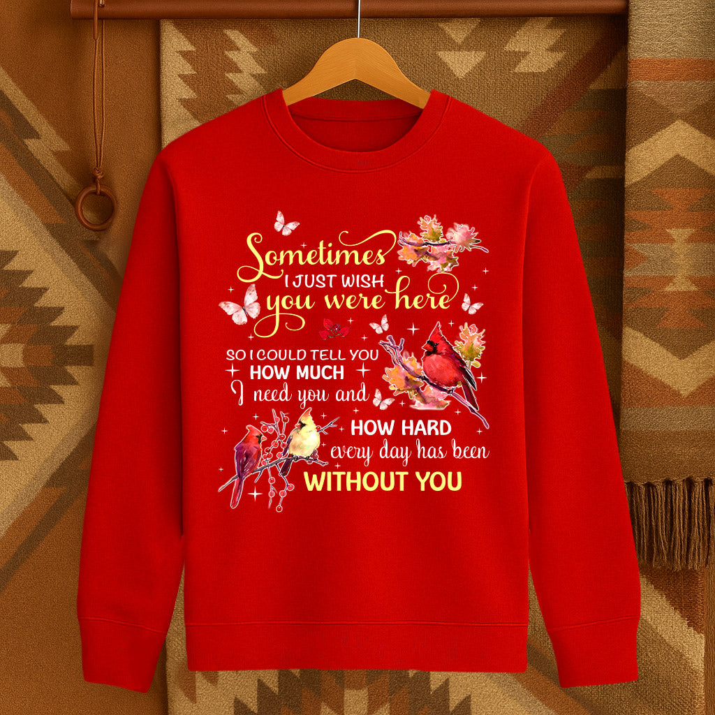 Sometimes I JUST WISH you were here. SO I COULD TELL YOU HOW MUCH I need you and HOW HARD every day has been WITHOUT WOU