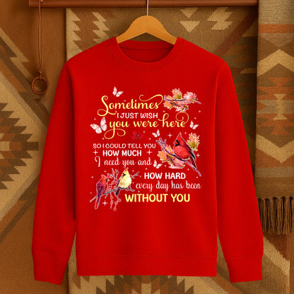 Sometimes I JUST WISH you were here. SO I COULD TELL YOU HOW MUCH I need you and HOW HARD every day has been WITHOUT WOU