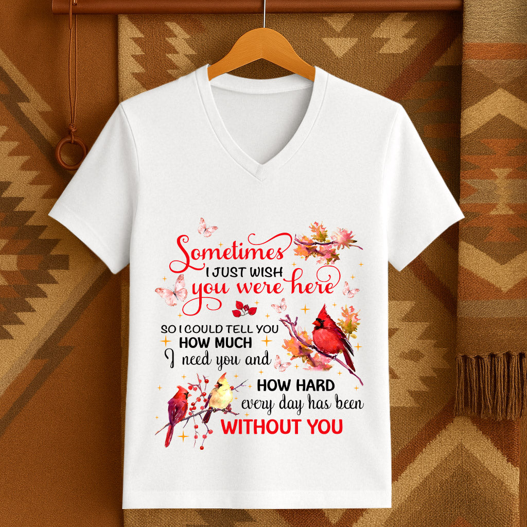 Sometimes I JUST WISH you were here. SO I COULD TELL YOU HOW MUCH I need you and HOW HARD every day has been WITHOUT WOU