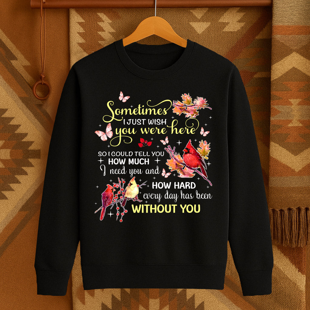 Sometimes I JUST WISH you were here. SO I COULD TELL YOU HOW MUCH I need you and HOW HARD every day has been WITHOUT WOU