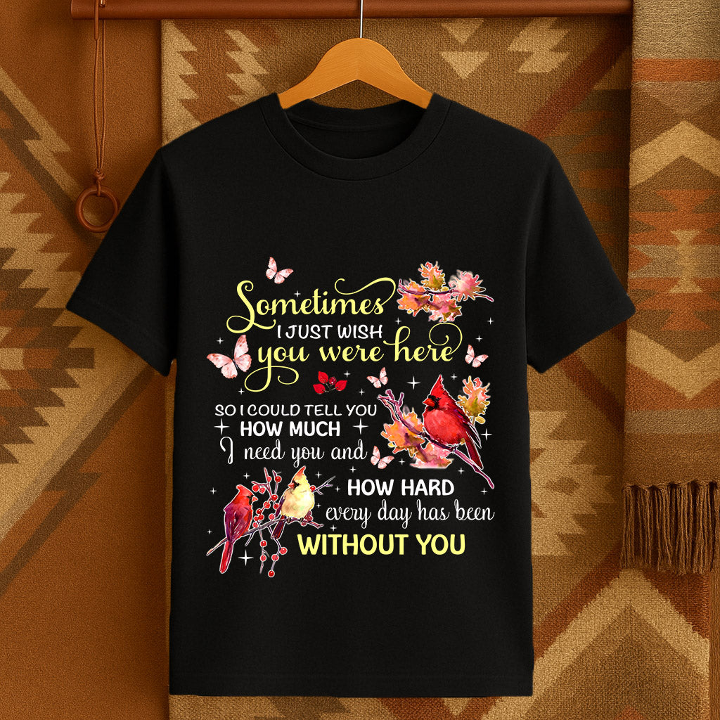 Sometimes I JUST WISH you were here. SO I COULD TELL YOU HOW MUCH I need you and HOW HARD every day has been WITHOUT WOU