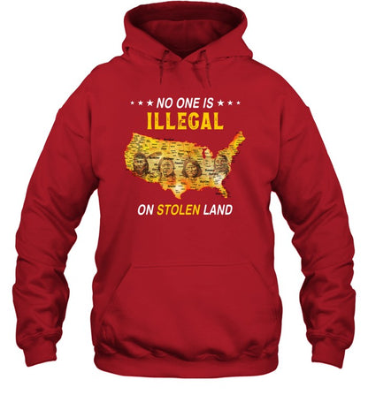 NO ONE IS ILLEGAL ON STOLEN LAND