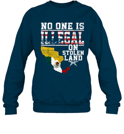 NO ONE IS ILLEGAL ON STOLEN LAND
