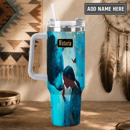 Moonlit Wild Harmony Personalized Tumbler