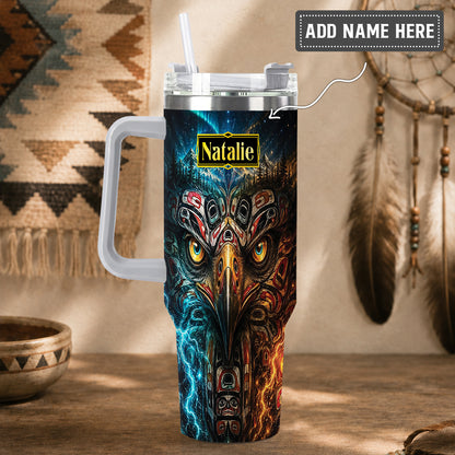 Eagle Thunder Spirit Personalized Tumbler