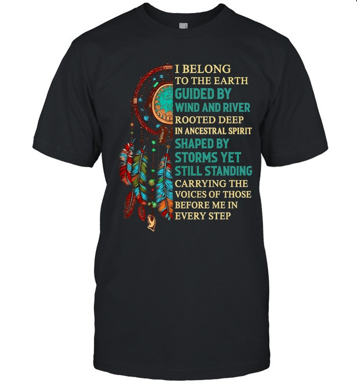 I BELONG TO THE EARTH ROOTED DEEP IN ANCESTRAL SPIRIT CARRYING THE VOICES OF THOSE BEFORE ME IN EVERY STEP