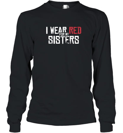 I WEAR RED FOR MY SISTERS - NO MORE STOLEN SISTERS - TWO SIDES