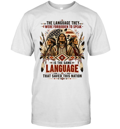 THE LANGUAGE THEY WERE FORBIDDEN TO SPEAK LANGUAGE THAT SAVED THIS NATION
