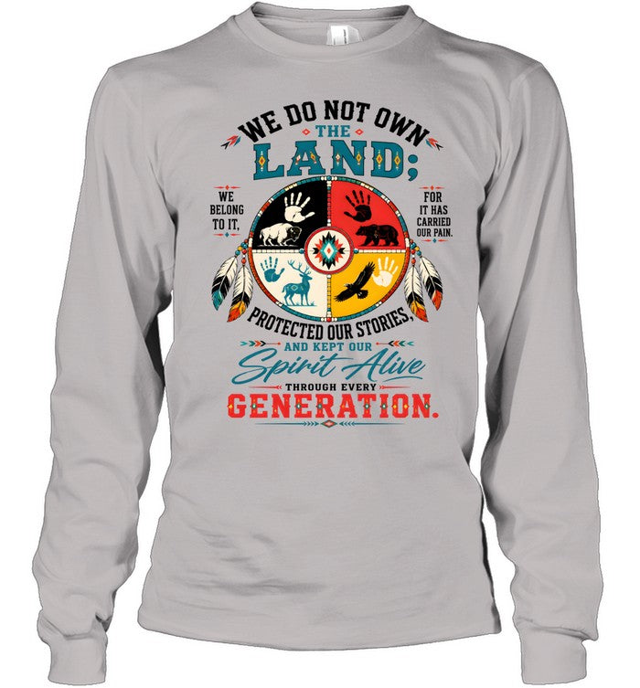 WE DO NOT OWN THE LAND