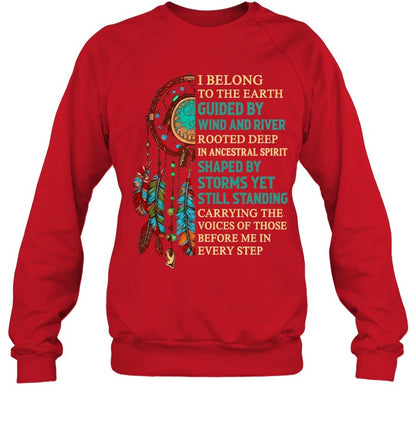 I BELONG TO THE EARTH ROOTED DEEP IN ANCESTRAL SPIRIT CARRYING THE VOICES OF THOSE BEFORE ME IN EVERY STEP