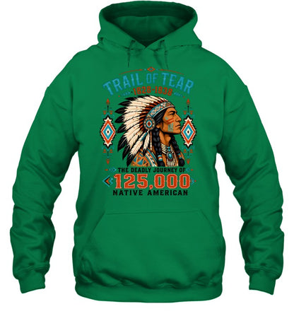 TRAIL OF TEAR 1828-1838. THE DEADLY JOURNEY OF  125.000 NATIVE AMERICAN