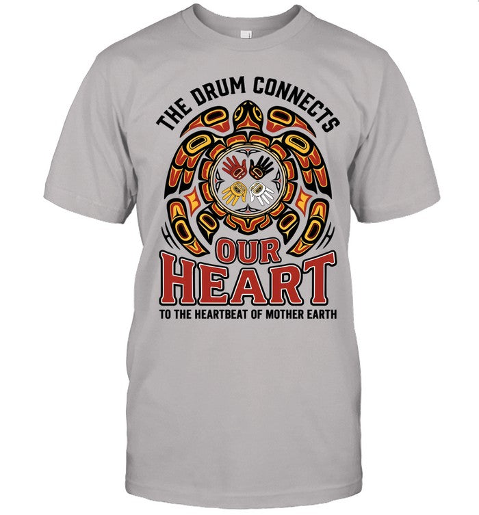 THE DRUM CONNECTS OUR HEART TO THE HEARTBEAT OF MOTHER EARTH