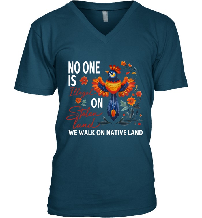 NO ONE IS ON WE WALK ON NATIVE LAND