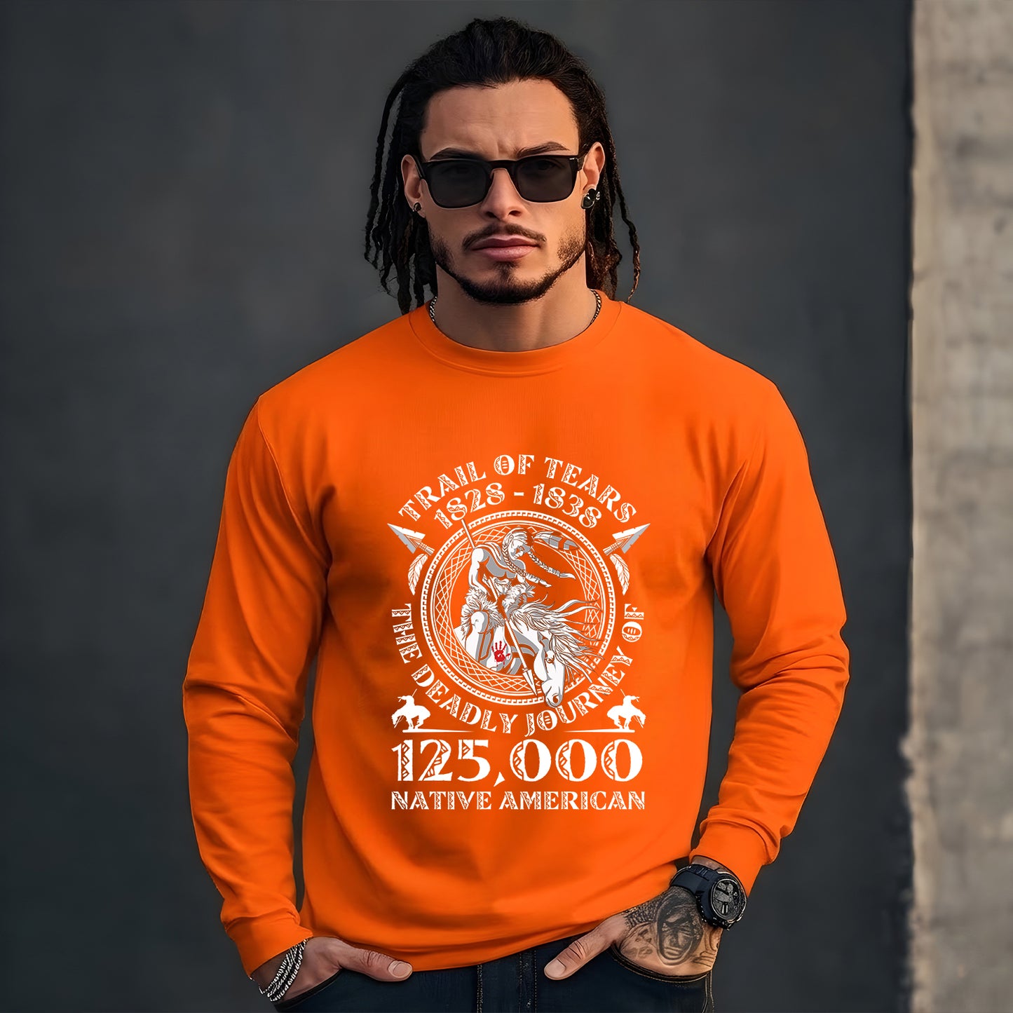 Trail Of Tears The Deadly Journey 125000 Native American T-Shirt