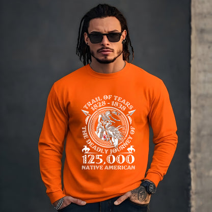 Trail Of Tears The Deadly Journey 125000 Native American T-Shirt