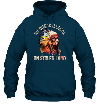 NO ONE IS ILLEGAL ON STOLEN LAND