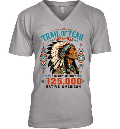 TRAIL OF TEAR 1828-1838. THE DEADLY JOURNEY OF  125.000 NATIVE AMERICAN