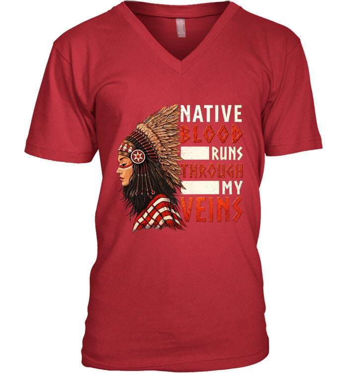 NATIVE BLOOD RUNS THROUGH MY VEINS