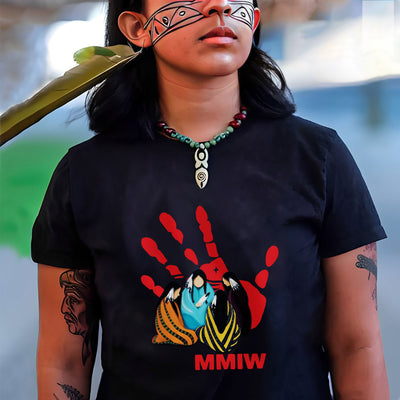 MMIW Indigenous Women Together With Red Hand Unisex T-Shirt/Hoodie/Sweatshirt