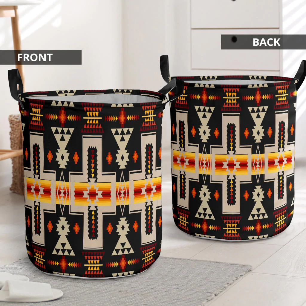 Black Tribe Design Laundry Basket 14 NBD