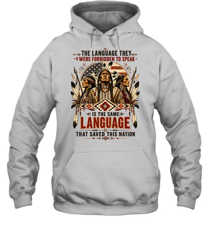 THE LANGUAGE THEY WERE FORBIDDEN TO SPEAK LANGUAGE THAT SAVED THIS NATION