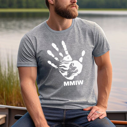 MMIW I Wear Red , No More Stolen Sisters Sweat Shirts White Hand 007