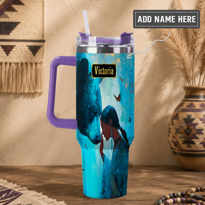 Moonlit Wild Harmony Personalized Tumbler