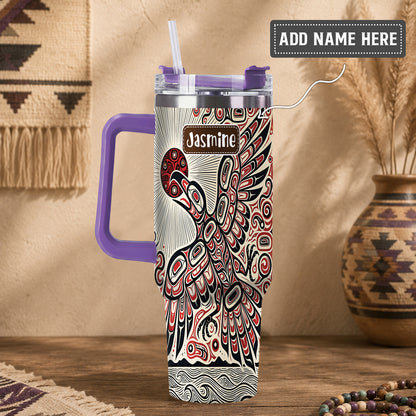 Eagle Sun Flight Personalized Tumbler