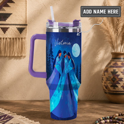 Whispering Moon Connection Personalized Tumbler