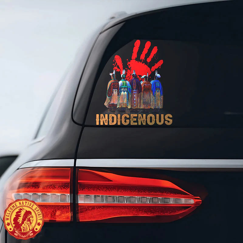 MMIW Indigenous, No More Stolen Sisters Car Decal