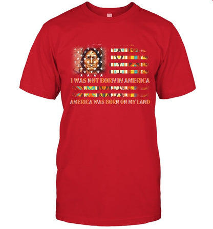 I WAS NOT BORN IN AMERICA AMERICA WAS BORN ON MY LAND