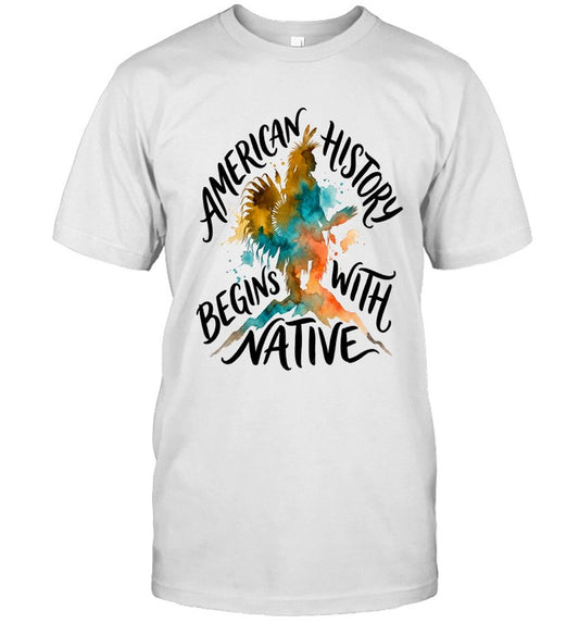 AMERICAN HISTORY BEGINS WITH NATIVE
