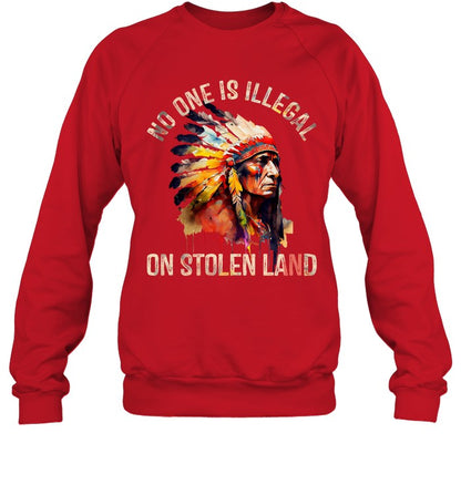 NO ONE IS ILLEGAL ON STOLEN LAND