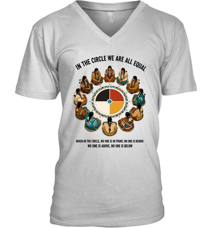 IN THE CIRCLE WE ARE ALL EQUAL. WHEN IN THE CIRCLE, NO ONE IS IN FRONT. NO ONE IS ABOVE. NO ONE IS BELOW