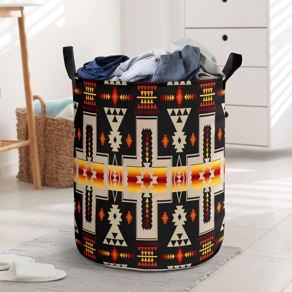 Black Tribe Design Laundry Basket 14 NBD