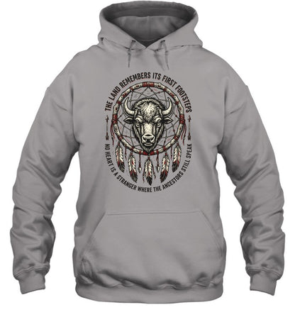 THE LAND REMEMBERS ITS FIRST FOOTSTEPS. NO HEART IS A STRANGER WHERE THE ANCESTORS STILL SPEAK